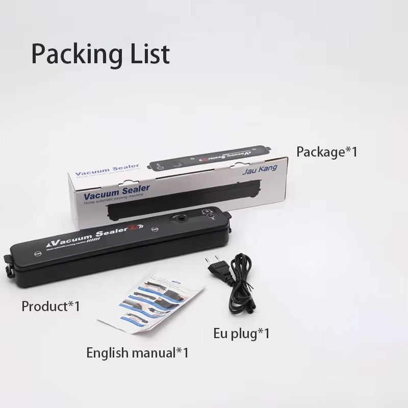 Vacuum Food Sealers Machine EU Plug Food Vacuum Bags Household Kitchen Vacuum Packer Machine Small Sealing Machine Heat Sealer