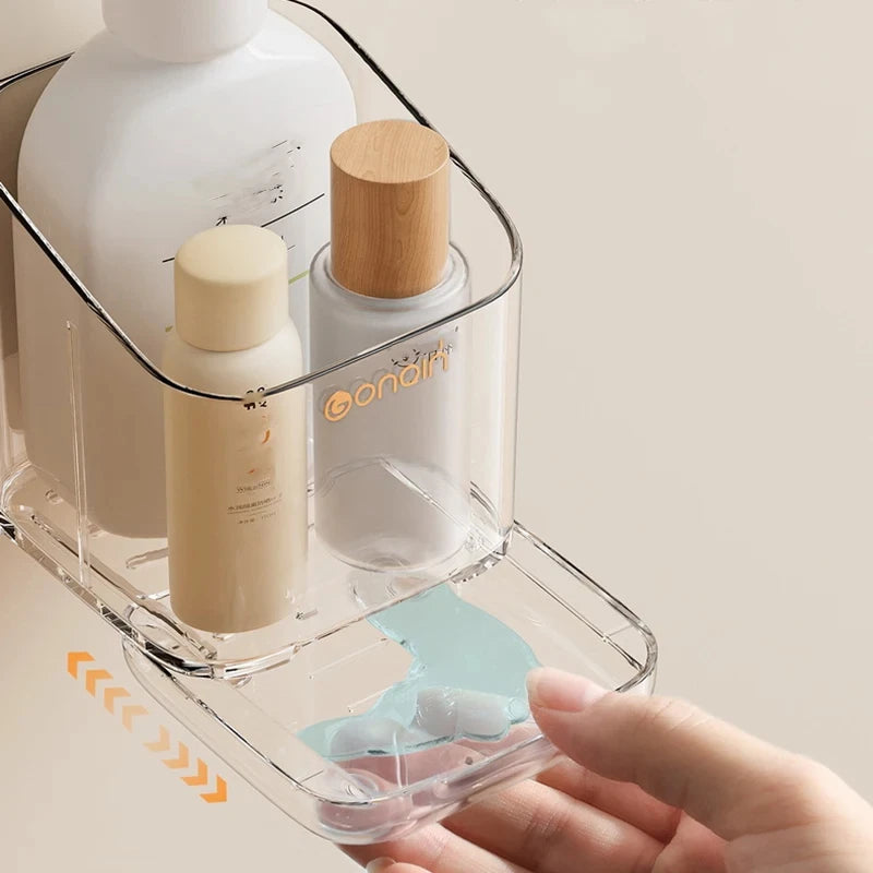 Bathroom wall storage box