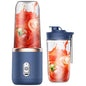 Portable Electric Juicer with Stainless Steel Blades - Automatic Smoothie & Ice Maker for Effortless Kitchen Blending