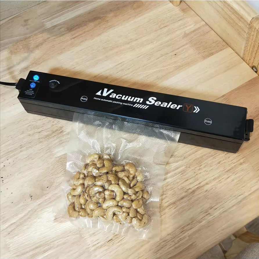 Vacuum Food Sealers Machine EU Plug Food Vacuum Bags Household Kitchen Vacuum Packer Machine Small Sealing Machine Heat Sealer